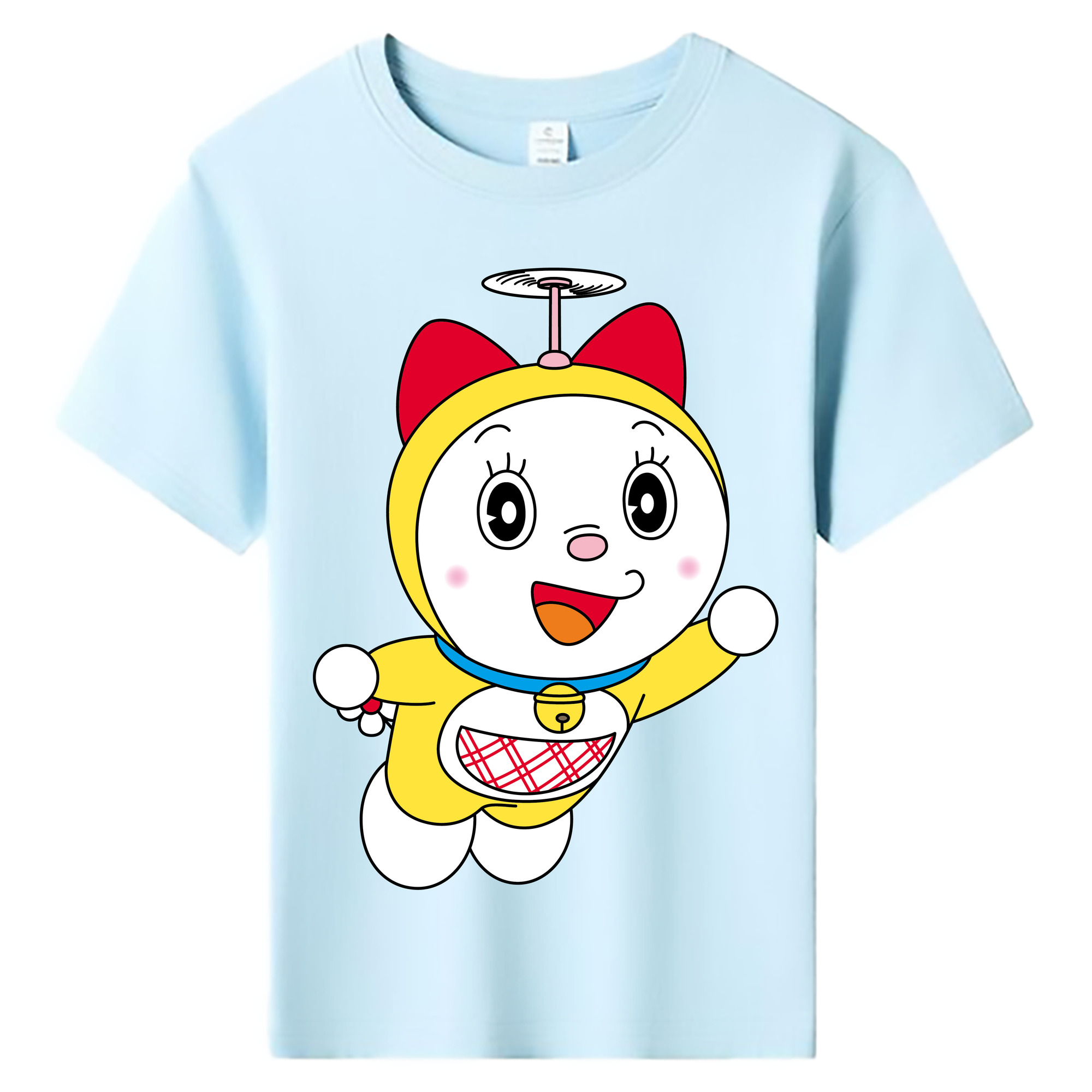 （画像用） ドラえもん ドラミ Doraemon Dorami 綿100％キッズTシャツ（フロントプリント）